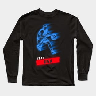 Team USA - Basketball Long Sleeve T-Shirt